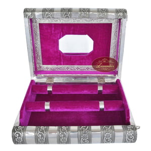 Antique Look Premium Wooden Handmade 2-Roll Bangle Box